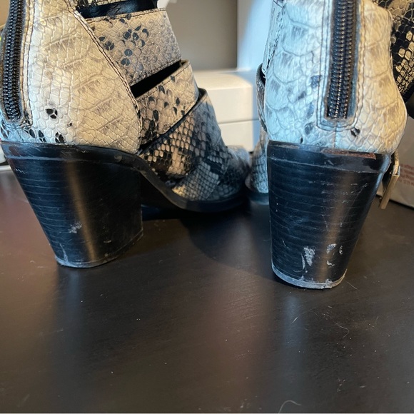 Jeffrey Campbell Caceres Snake Booties - Picture 7 of 8